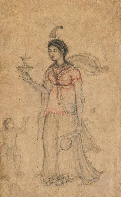 Allegorical Figure by Nar Singh